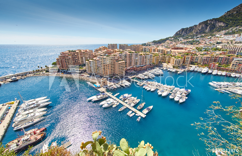 Obraz na płótnie Monaco, Fontvieille | fotoobraz w salonie