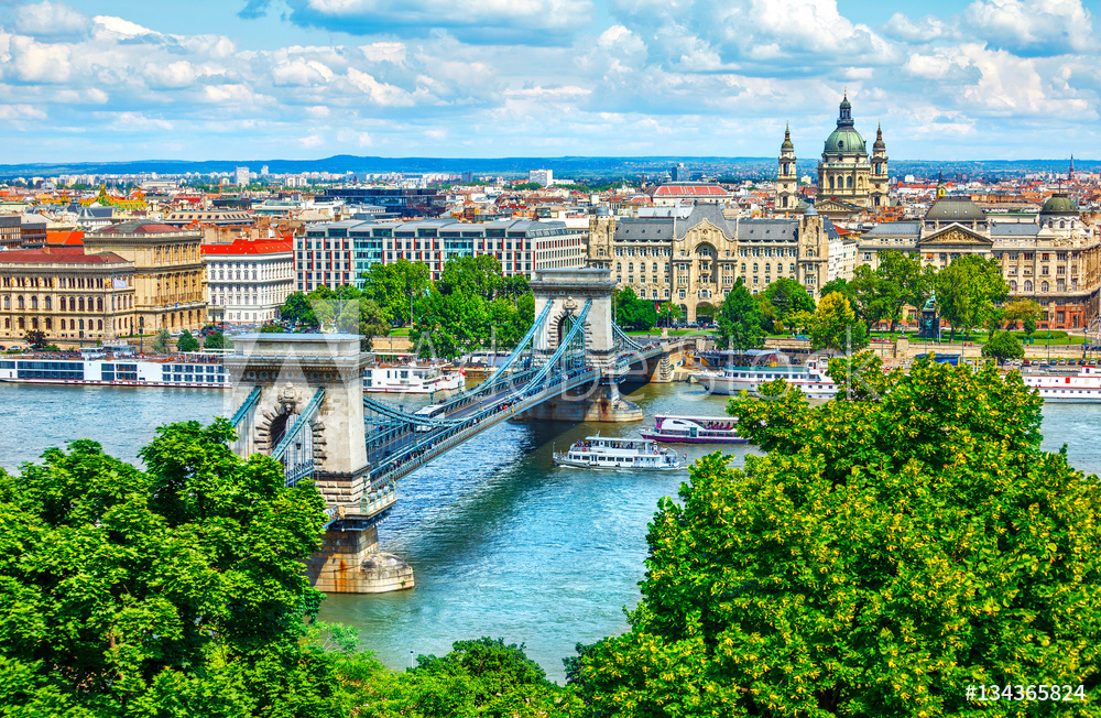 Budapeszt, Most Łańcuchowy | Obraz na płótnie