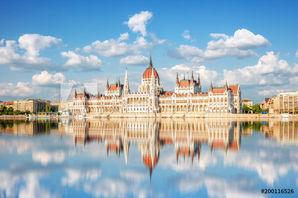 Obraz na płótnie Budapeszt, budynek Parlamentu | Obraz na płótnie w salonie