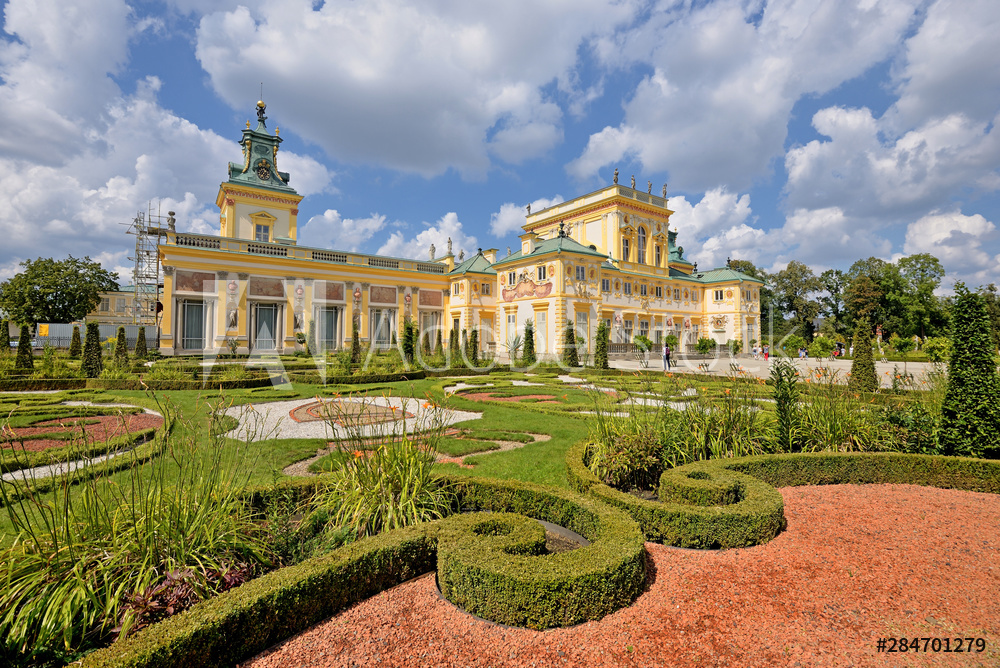 Obraz na płótnie Pałac w Wilanowie | Obraz na płótnie w salonie