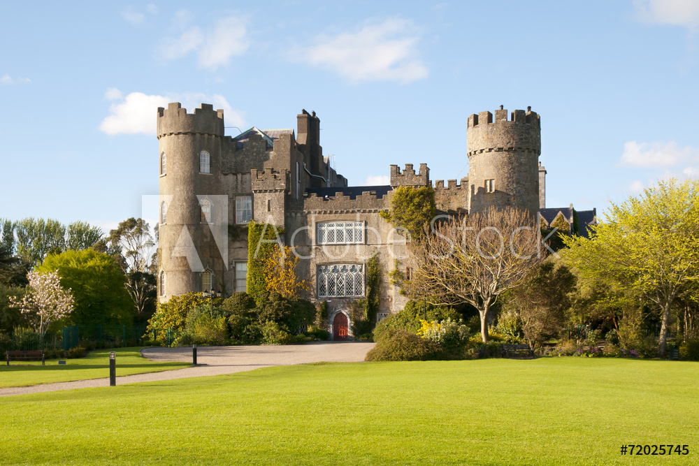 Obraz na płótnie Zamek Malahide Dublin Irlandia | Obraz na płótnie w salonie