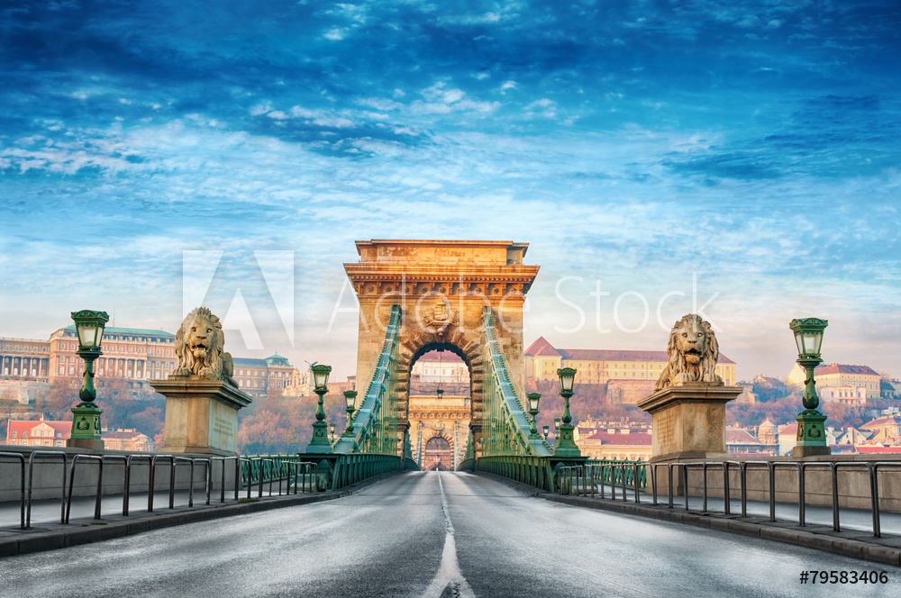 Obraz na płótnie Most Łańcuchowy | Obraz na płótnie w salonie