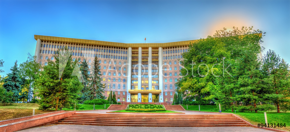 Obraz na płótnie Parlament Republiki Mołdawii | Obraz na płótnie w salonie