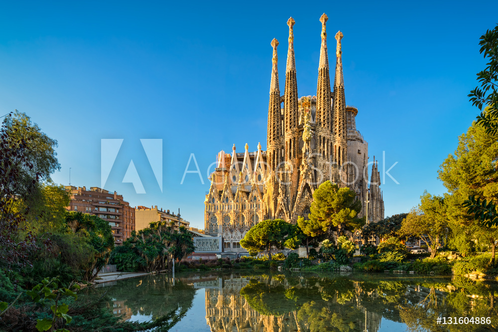 Obraz na płótnie Sagrada Familia w Barcelonie | Obraz na płótnie w salonie