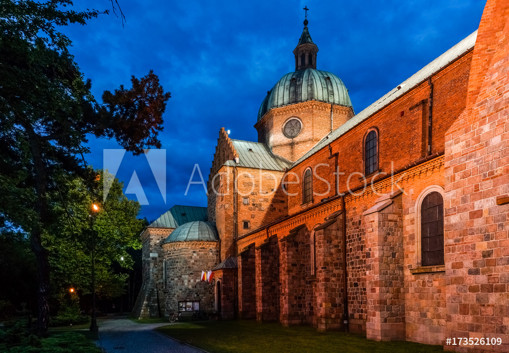 Obraz na płótnie Płock Katedra na płótnie | fotoobraz w salonie