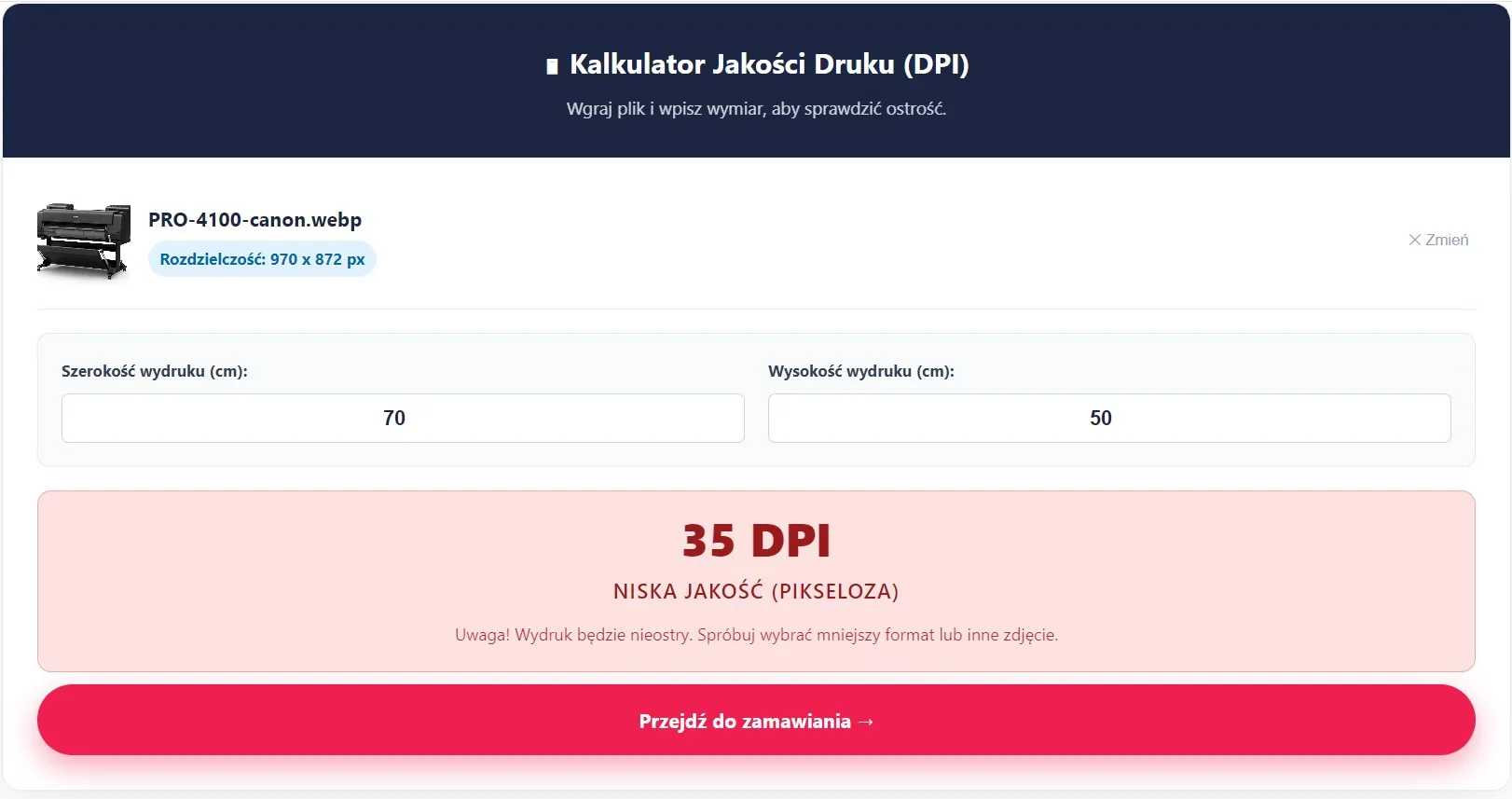 weryfikacja plików przed drukiem